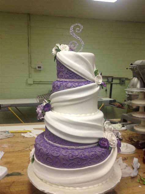 Purple Heaven Cake Purple Wedding Cakes Wedding Cakes