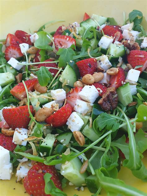 Strawberry Rocket And Feta Salad The Right Side Of Forty