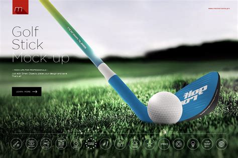 Golf Stick Mock-up ~ Product Mockups ~ Creative Market