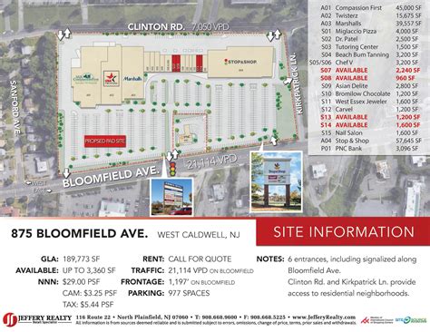 875 Bloomfield Ave, West Caldwell, NJ 07006 - Essex Mall - West