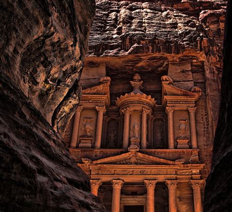 Petra Jordan City Of Petra Ancient Ruin Wonders Of The World