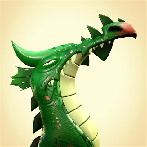 Artstation Green Dragon