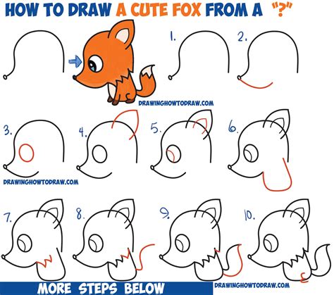 Https://tommynaija.com/draw/cute Easy How To Draw A Fox