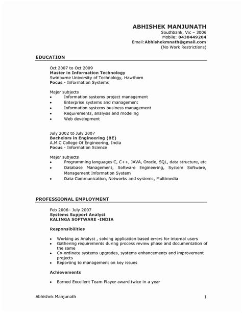 The commonwealth of australia is a developed country in the australian/oceania continent. 14-15 simple resume template australia - southbeachcafesf.com