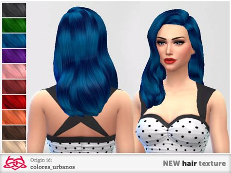 Sims 4 Hairs ~ The Sims Resource New Hairstyle Textures 01 By Colores