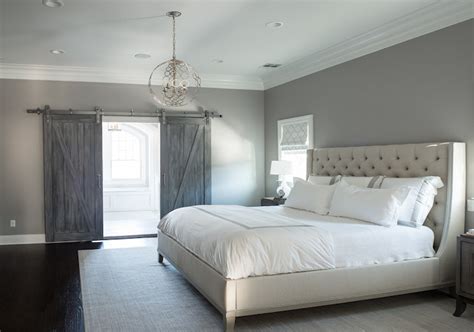 Gray Bedroom Paint Colors Transitional Bedroom