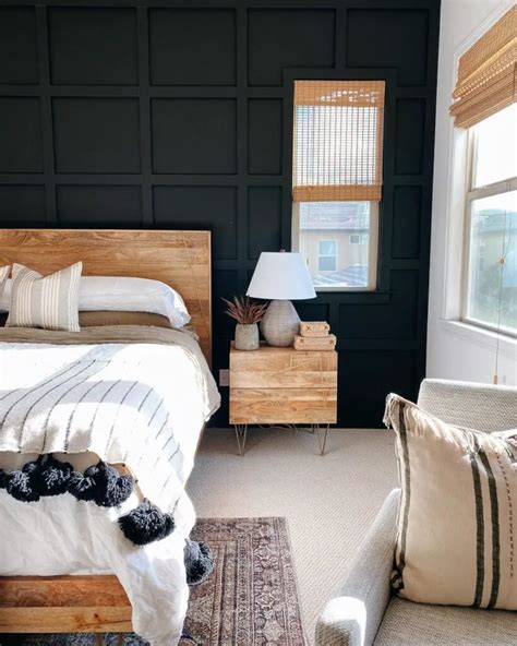 15 Ideas To Add A Black Accent Wall In The Bedroom Room You Love