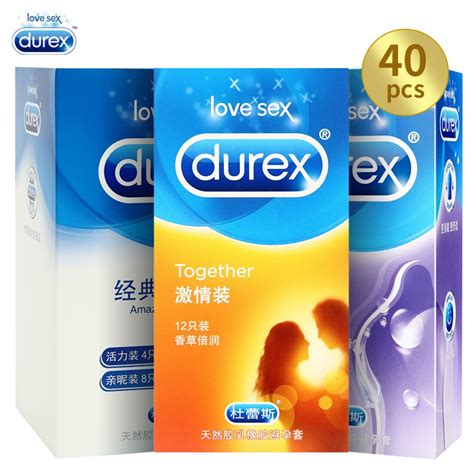 Durex Condom 403212pcs Box Natural Latex Smooth Lubricated Intimate