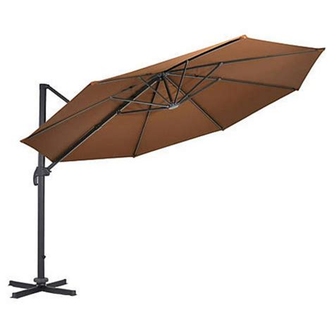 Coolaroo 12 Ft Round Cantilever Patio Umbrella