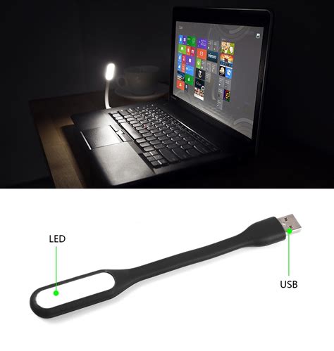 Bendable Led Portable Mini Usb Led Light Lamp For Pc Bank X Power 1