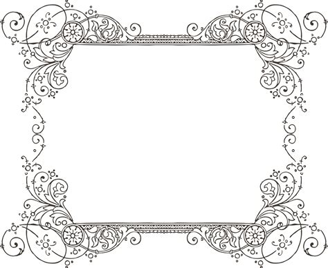 Collection of PNG Fancy Borders. | PlusPNG