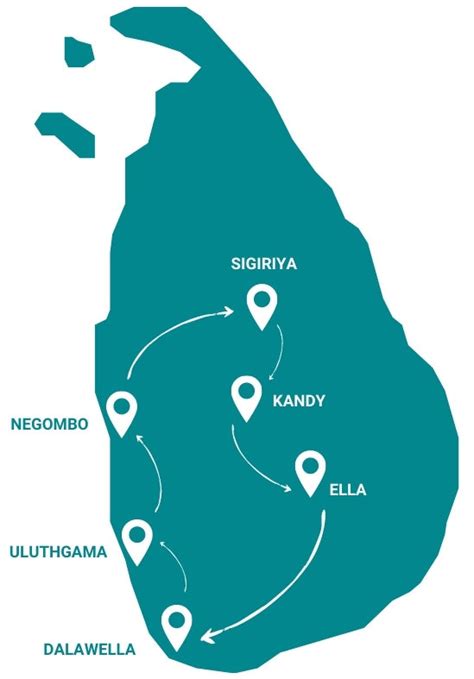 Reisroute Sri Lanka Voor 2 Weken Rondreizen Met Backpack