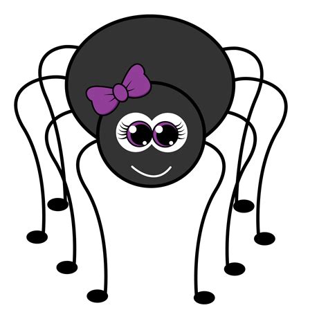 Freebie Friday - Cute Spider Clipart | Halloween spider image, Spider clipart, Halloween spider