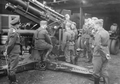 Flak 88 Anti Aircraft Gun Crew Training World War Photos