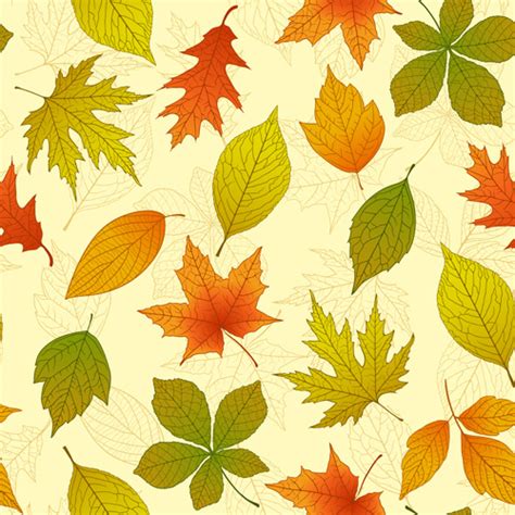 Bright Autumn Leaves Vector Backgrounds Free Vector In Encapsulated Postscript Eps Eps
