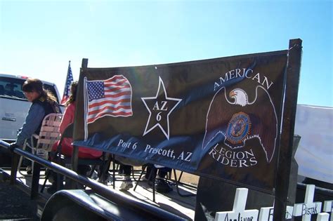 American Legion Riders Post 6 Getting Our Entry Ready For The Veterans