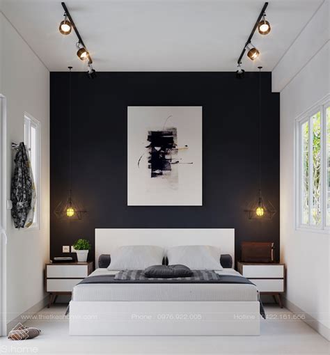 20 Modern Black And White Bedroom