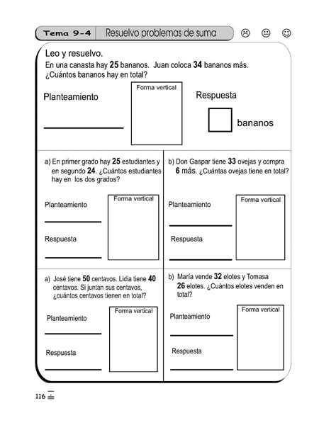 Resultado De Imagen Para Problemas De Suma Y Resta Para Primer Grado