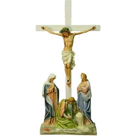 Life Size Full Color Stations Of The Cross Statues 90 2831 C Tonini