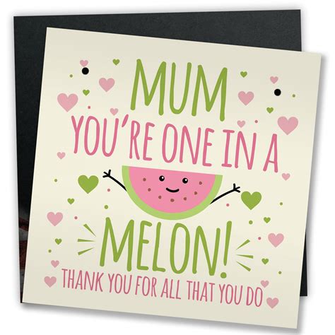 Pun Funny Mothers Day Greetings Card Joke Mothers Day T