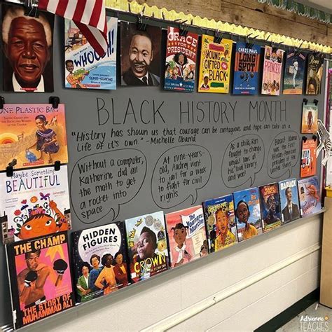 Back To School With 10 First Week Lessons Black History Month Display