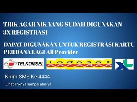 Cara membuat line bank & rekening online. VIDEO Cara Registrasi Kartu Indosat Lebih Dari 3 Kali ...