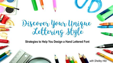 Online Course Discover Your Unique Lettering Style Strategies To