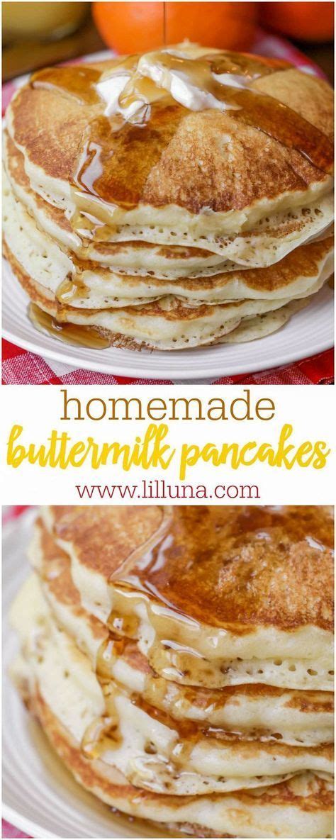 Buttermilk Pancake Recipe Buttermilk Pancakes Easy Homemade