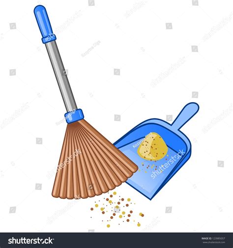 Broom And Dustpan Stock Photo 123985057 Shutterstock