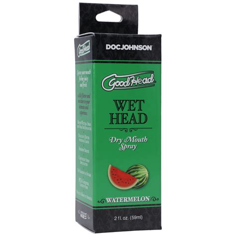 goodhead wet head dry mouth spray watermelon 2 fl oz