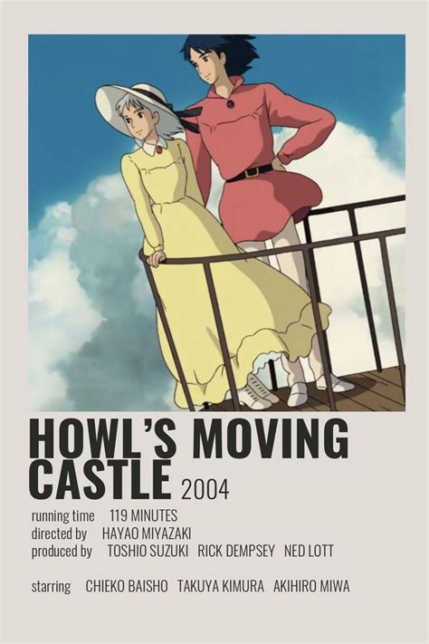 It is 59 minutes long and is a direct sequel to the 2019 anime. Howl's Moving Castle Poster by Cindy in 2020 | Movie ...