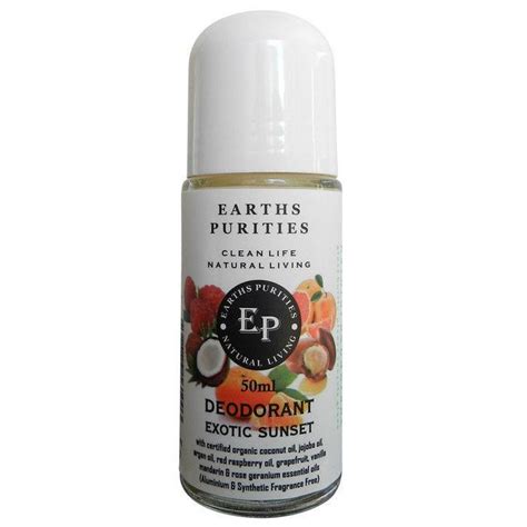 Buy Earths Purities Ladies Exotic Sunset Deodorant 50g Online