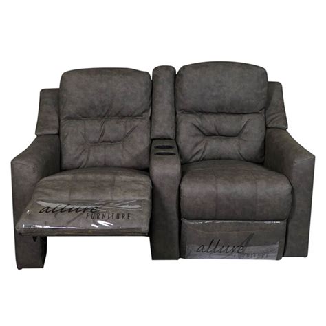 Allure Furniture 60 Power Recline Theater Seating With Entertainment