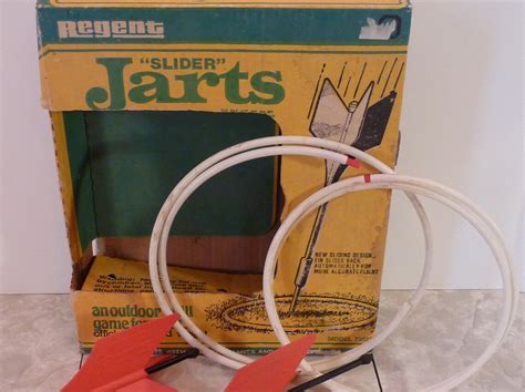 Vintage Regent Slider Jarts Lawn Darts Set In Box Etsy