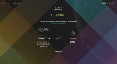 Maybe you would like to learn more about one of these? How to Transfer TLM from Binance to AlienWorlds