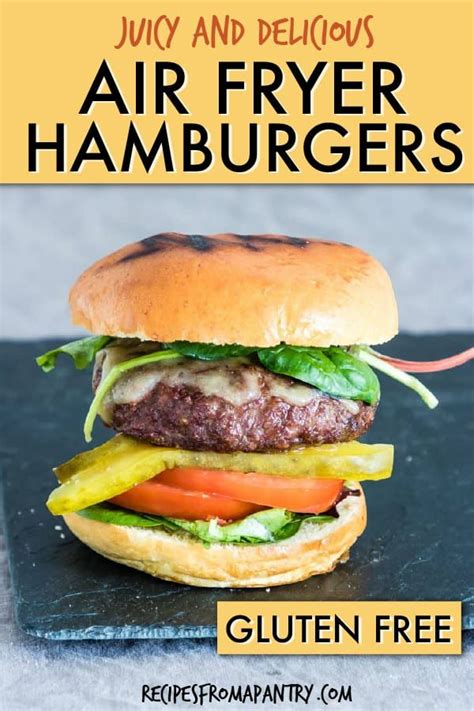 Hey Burger Lovers This Is How You Make Juicy Air Fryer Hamburgers That