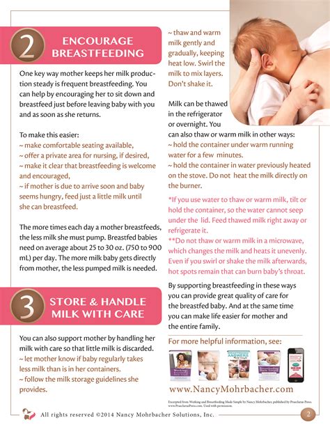Previous Version Had A Typo Feel Free To Share This Handout Far And Wide Breastfeeding