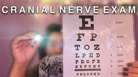 Fast And Aggressive Asmr Minute Cranial Nerve Exam Youtube