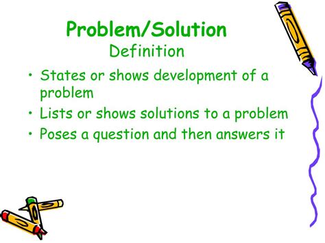 What Is The Definition Of Problem And Solution