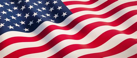 Waving Flag Of United States Flag Of America 3d Illustration
