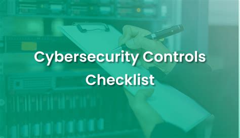 Cybersecurity Controls Checklist Aunalytics