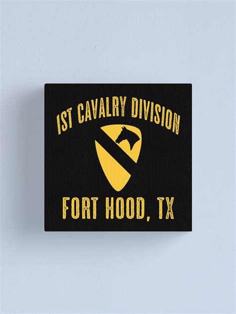 1st Cavalry Division Canvas Print By Militarycanda Redbubble