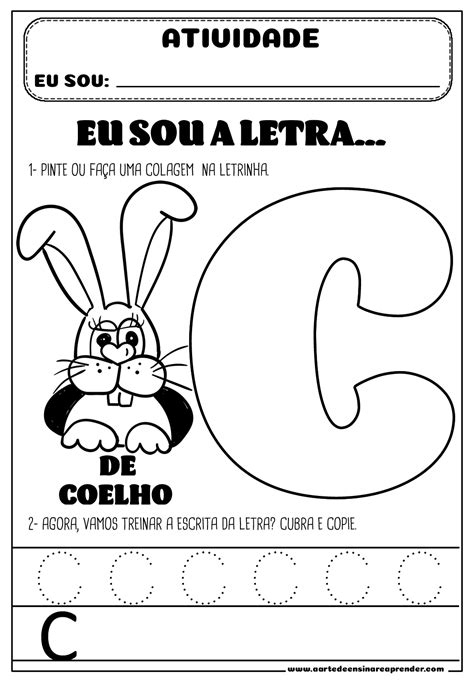 Atividade Pronta Alfabeto Letra C Atividades Letra E Familia Do C