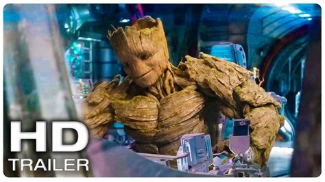 Guardians Of The Galaxy 3 Groot Tries To Fly Spaceship Trailer New