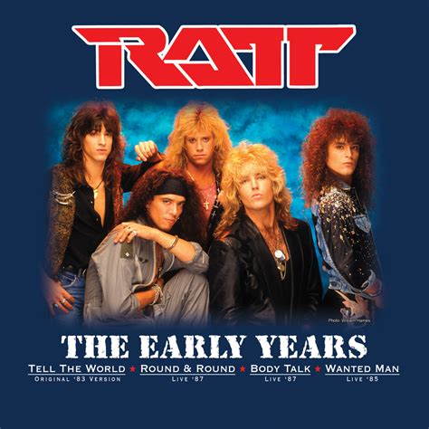 Ratt The Early Years Limited Edition Blue Vinyl Cleopatra Records