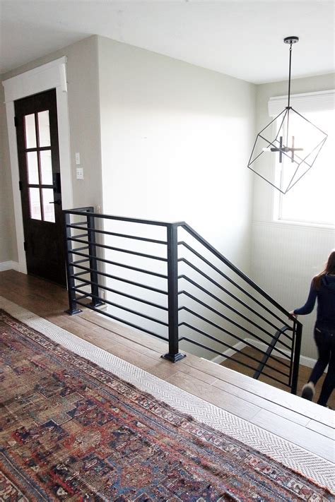All The Details On Our New Horizontal Stair Railing Chris Loves Julia