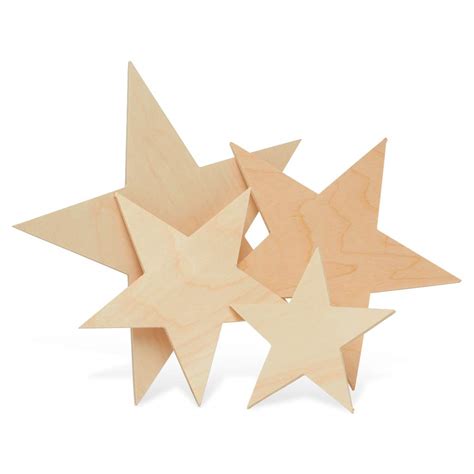 Buy Large Wooden Stars Star Cut Outs Use As Star Wall Décor And