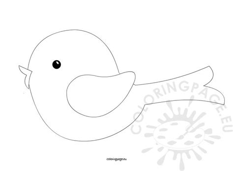 Baby Bird Coloring Page