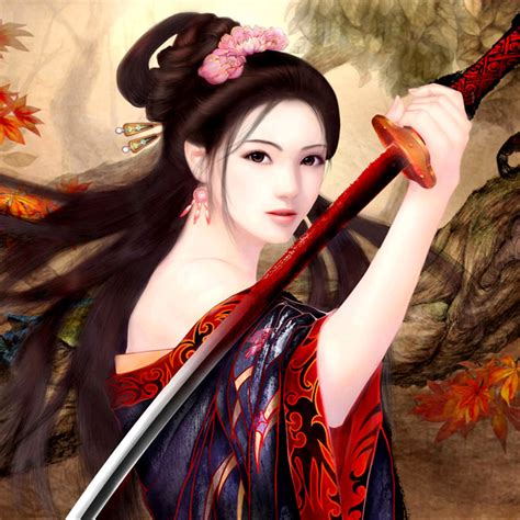 45 Asian Female Warrior Wallpaper On Wallpapersafari
