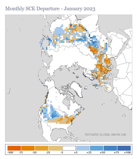 January Global Snow And Ice Report National Centers For